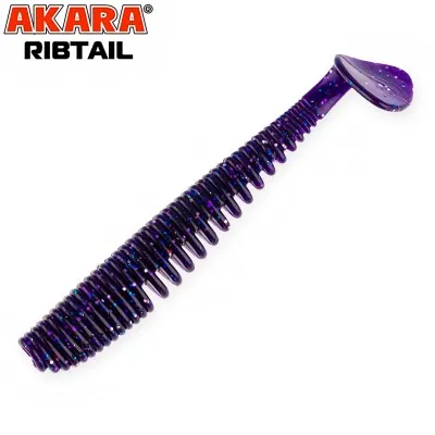 Силиконови примамки Akara Ribtail 3.5'', 90 мм, цвят X040, 4 бр.