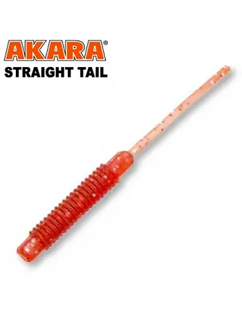 Силиконови примамки Akara Straight Tail, 50 мм, цвят 11, 12 бр.