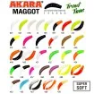 Силиконови примамки Akara Maggot 4.0 см - 10 броя в опаковка