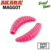 Силиконови примамки Akara Maggot 4.0 см - 10 броя в опаковка
