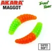 Силиконови примамки Akara Maggot 4.0 см - 10 броя в опаковка