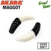 Силиконови примамки Akara Maggot 4.0 см - 10 броя в опаковка