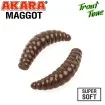 Силиконови примамки Akara Maggot 4.0 см - 10 броя в опаковка