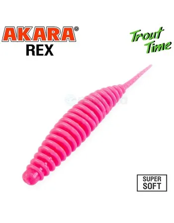 Силиконови примамки Akara Trout Time REX 2.5", 63 мм, Cheese, цвят 420, 10 бр.