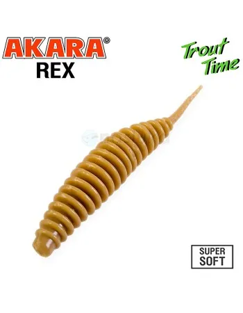 Силиконови примамки Akara Trout Time REX 2.5", 63 мм, Tutti Frutti, цвят 445, 10 бр.