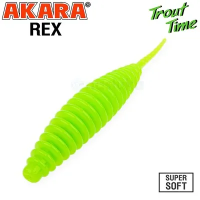 Силиконови примамки Akara Trout Time REX 2.5", 63 мм, Shrimp, цвят 452, 10 бр.
