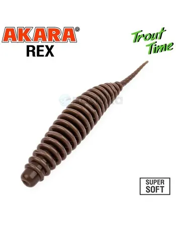 Силиконови примамки Akara Trout Time REX 2.5", 63 мм, Shrimp, цвят 458, 10 бр.