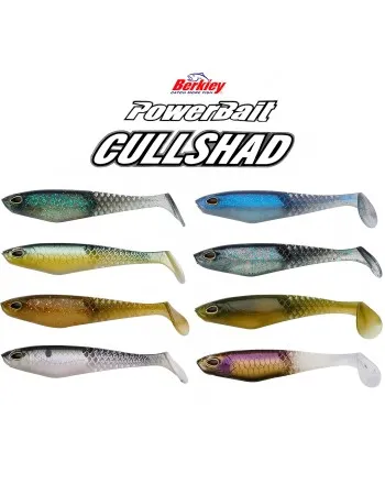 Сет от 8 бр. силиконови примамки Berkley Cullshad 7.5 см, Mixpack Clearwater