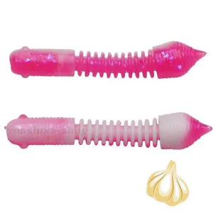 Силиконови ароматизирани примамки Berkley Pillar 40 мм, 12 бр., Pink/White Силиконови ароматизирани примамки Berkley Pillar 40 мм, 12 бр., Pink/White