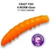 Силиконови примамки Crazy Fish H-Worm 4.2 см - 10 броя в опаковка