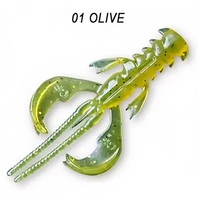 Силиконови примамки Crazy Fish Nimble 2'', Squid, 50 мм, цвят 1, 8 бр.