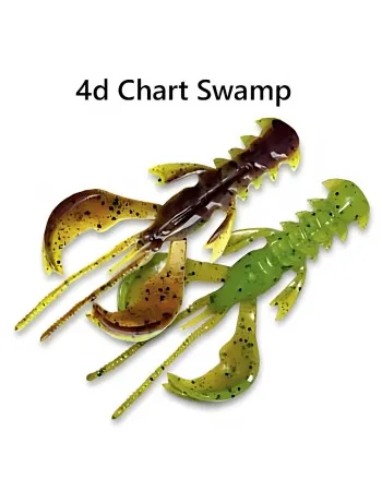 Силиконови примамки Crazy Fish Nimble 2.5'', Squid, 65 мм, цвят 4d, 7 бр.