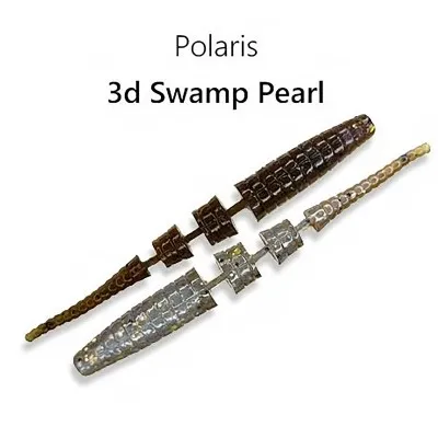 Силиконови примамки Crazy Fish Polaris, Squid, 45 мм, цвят 3d, 8 бр.