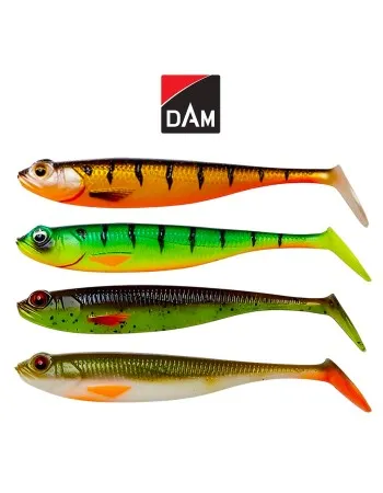 Комплект силиконови шадове DAM Shadster Mix, 65 мм, 4 бр.