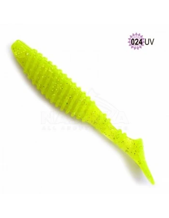 Силиконови ароматизирани примамки Fanatik Classik 1.7"/43мм, цвят 024UV, 9 бр.