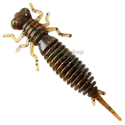 Larva 1.6"/40мм, цвят 006, 10 бр. Силиконови ароматизирани примамки Fanatik Larva 1.6"/40мм, цвят 006, 10 бр.