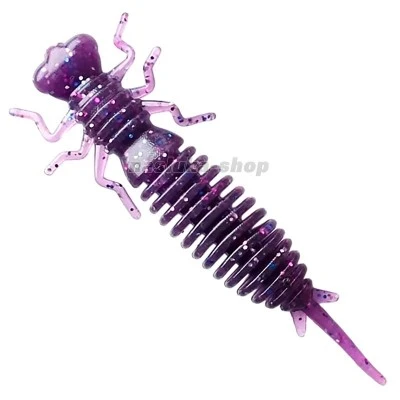 Larva 1.6"/40мм, цвят 008, 10 бр. Силиконови ароматизирани примамки Fanatik Larva 1.6"/40мм, цвят 008, 10 бр.