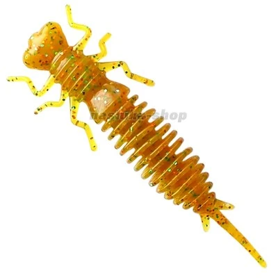 Larva 1.6"/40мм, цвят 009, 10 бр. Силиконови ароматизирани примамки Fanatik Larva 1.6"/40мм, цвят 009, 10 бр.