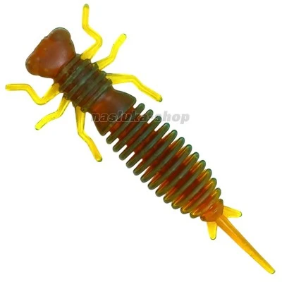 Larva 2.5"/63мм, 7 бр., цвят 027 Силиконови ароматизирани примамки Fanatik Larva 2.5"/63мм, 7 бр., цвят 027