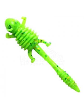 Силиконови примамки Fanatik Mik Maus 2.5"/63мм, цвят 020UV, 7 бр.