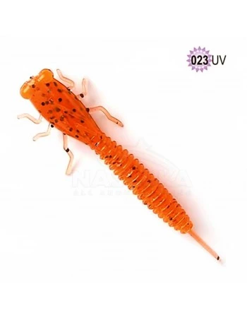 Силиконови примамки Fanatik X-Larva 2.0"/51мм, цвят 023UV, 8 бр.