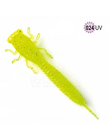 Силиконови примамки Fanatik X-Larva 2.0"/51мм, цвят 024UV, 8 бр.