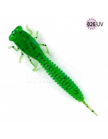 Силиконови примамки Fanatik X-Larva 2.0"/51мм, цвят 026UV, 8 бр.