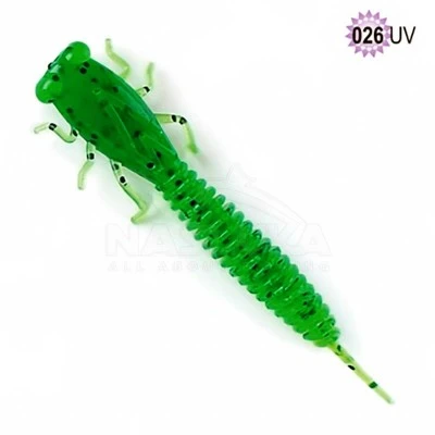 X-Larva 2.0"/51мм, цвят 026UV, 8 бр. Силиконови примамки Fanatik X-Larva 2.0"/51мм, цвят 026UV, 8 бр.