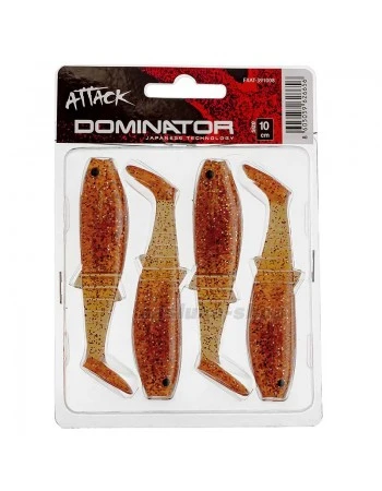 Силиконови шадове в комплект Formax Attack Dominator, 12см, цвят 08, 3 бр.