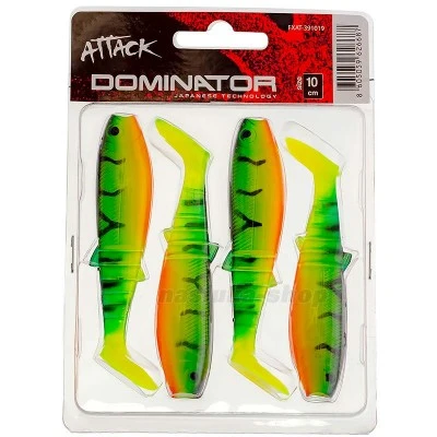 Силиконови шадове в комплект Formax Attack Dominator, 7.5см, цвят 19, 4 бр.