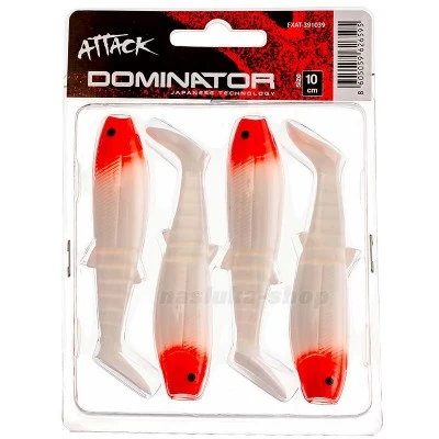 Dominator, 7.5см, цвят 39, 4 бр. Силиконови шадове в комплект Formax Attack Dominator, 7.5см, цвят 39, 4 бр.