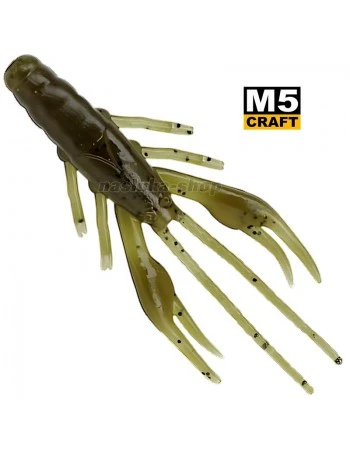 Силиконови примамки M5 Craft Baby Crayfish 2.0" Green Pumpkin, 10 бр.