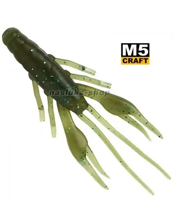 Силиконови примамки M5 Craft Crayfish 3.2" Green Melon, 6 бр.