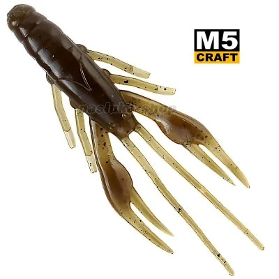 Силиконови примамки M5 Craft Crayfish 2.8" Brown Pumpkin, 8 бр.