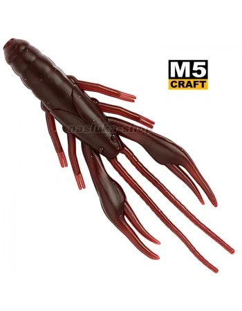 Силиконови примамки M5 Craft Baby Crayfish 2.0" Cola, 10 бр.