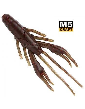 Силиконови примамки M5 Craft Baby Crayfish 2.0" Brown Green, 10 бр.