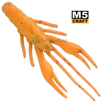 Силиконови примамки M5 Craft Baby Crayfish 2.0" Orange Carrot, 10 бр.