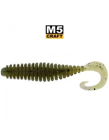 Силиконови примамки M5 Craft Cheater 1.5" Green Pumpkin, 10 бр.