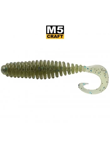 Силиконови примамки M5 Craft Cheater 1.5" Green Melon, 10 бр.