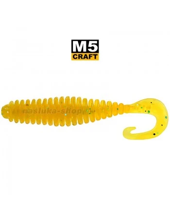 Силиконови примамки M5 Craft Cheater 1.5" Motor Oil Caramel, 10 бр.