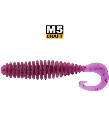 Силиконови примамки M5 Craft Cheater 1.5" Lox Dark, 10 бр.