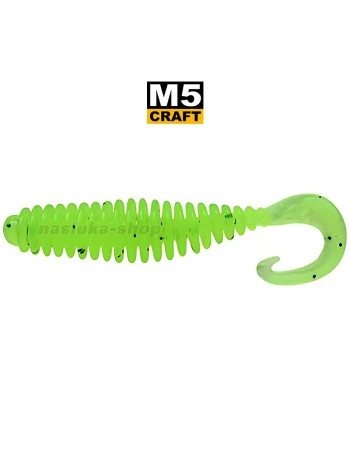 Силиконови примамки M5 Craft Cheater 1.2" Chart Black Flake, 10 бр.