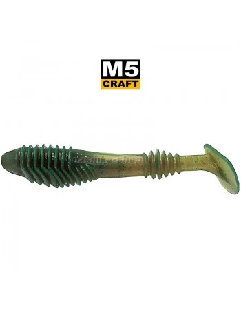 Силиконови примамки M5 Craft Chubby Shad 2.2" Motor Oil Classic, 7 бр.