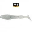 Силиконови примамки M5 Craft Chubby Shad 2.2" White Pearl, 7 бр.