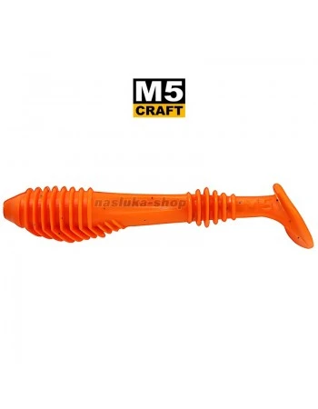 Силиконови примамки M5 Craft Chubby Shad 2.2" Orange Carrot 7 бр.