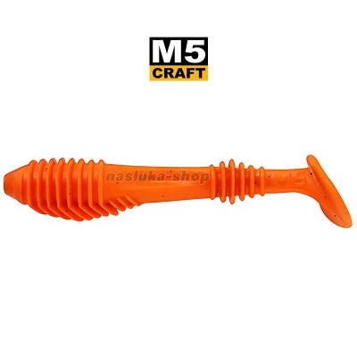 Силиконови примамки M5 Craft Chubby Shad 2.8" Orange Carrot 5 бр.