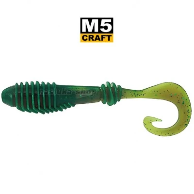 Chubby 2.3" Motor Oil Classic Силиконови примамки M5 Craft Chubby 2.3" Motor Oil Classic, 7 бр.