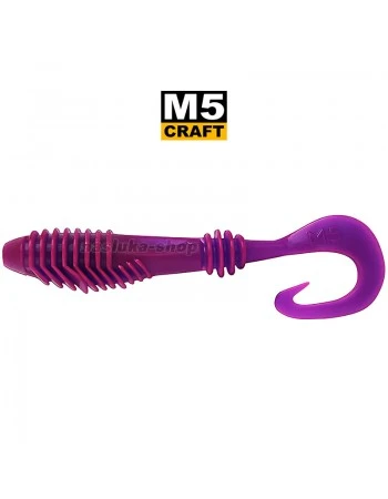 Силиконови примамки M5 Craft Chubby 2.3" Lox Lilac, 7 бр.
