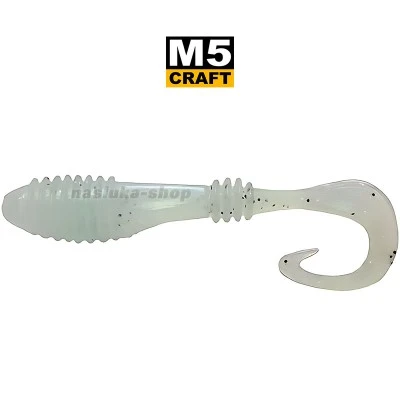 Chubby 2.3" White Pearl Силиконови примамки M5 Craft Chubby 2.3" White Pearl, 7 бр.