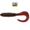 Fairy tail 1.0"/25 мм, цвят Cola Силиконови примамки M5 Craft Fairy tail 2.5 см - 10 броя в опаковка